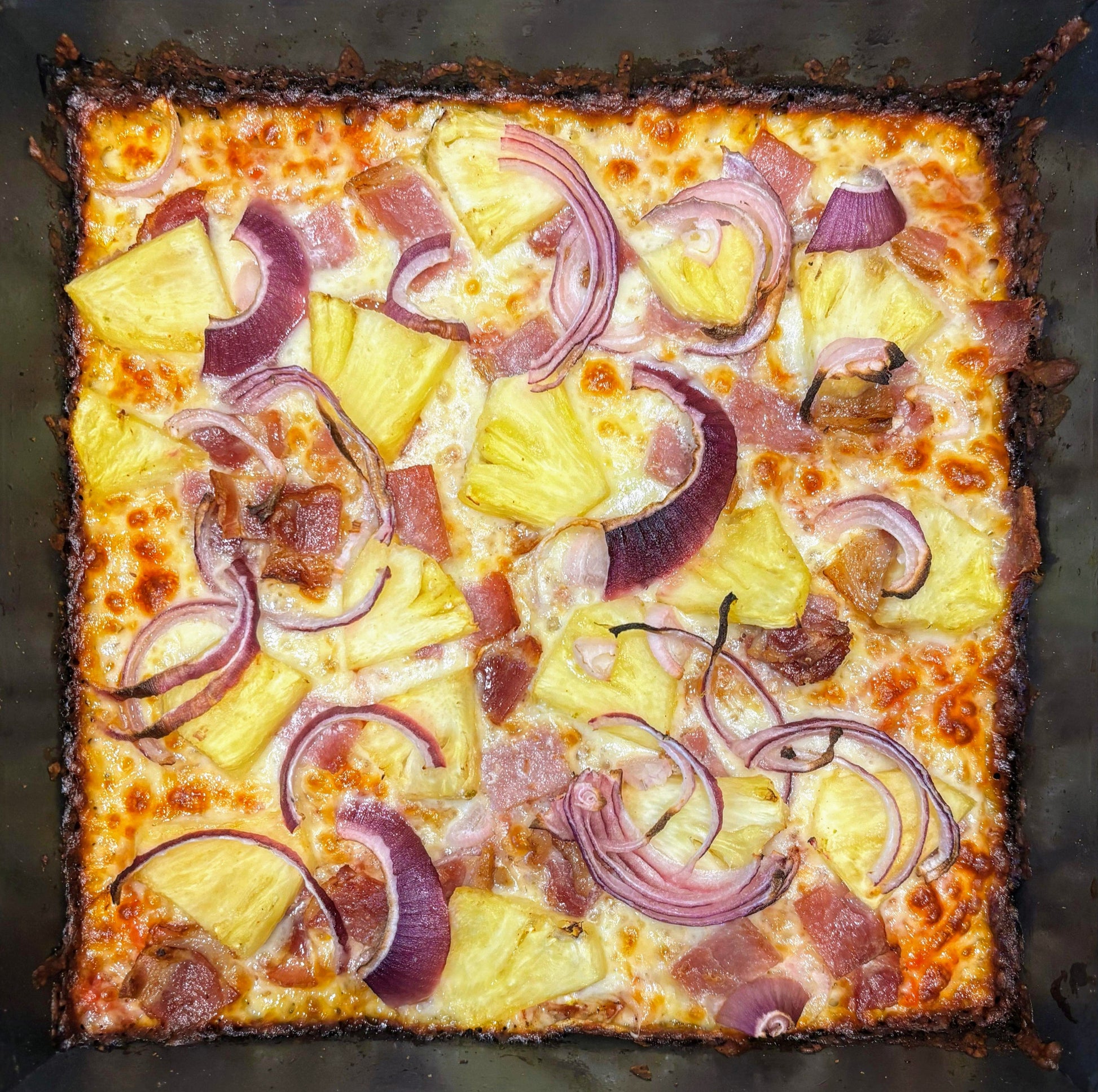 Bacon, Pineapple, Red Onion