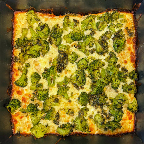 Broccoli, Chimichurri, Roasted Almonds