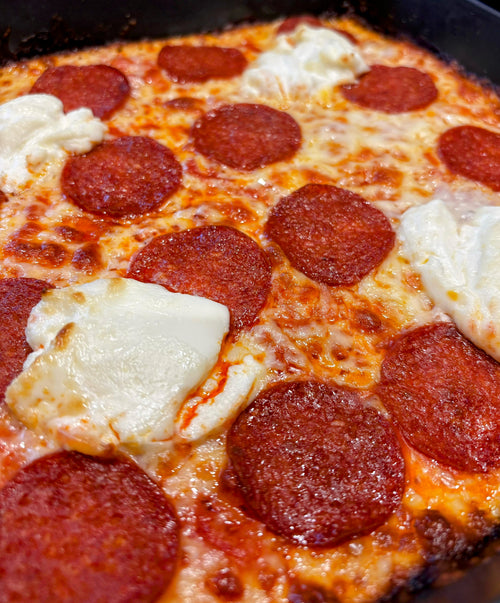 Pepperoni, Mascarpone, Hot Honey